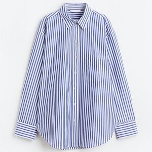 H&M Cotton Poplin Shirt Sz XXL